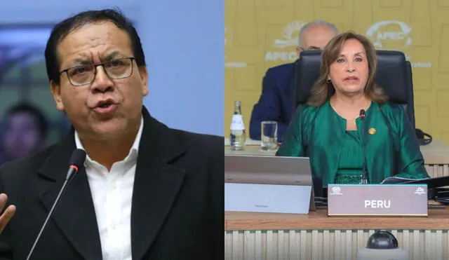 El parlamentario se pronunció sobre la situación política de Dina Boluarte en APEC  2024. Foto: composición LR.