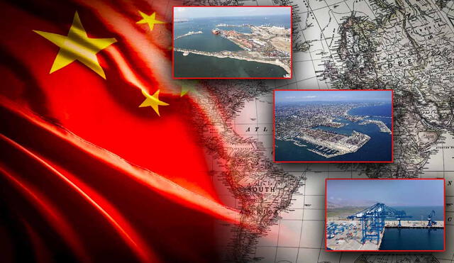 China controla puertos cruciales en diversas regiones, como el Pireo, Hambantota y Valencia, proyectando su influencia geopolítica y comercial en mercados estratégicos. Foto: composición LR/CNN/valenciaport/National Geographic