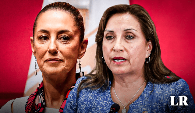 Claudia Sheinbaum afirmó que envío de una delegación mexicana a Perú no significa una 'reconciliación' diplomática | Composición: Gerson Cardoso/Foto: La República.