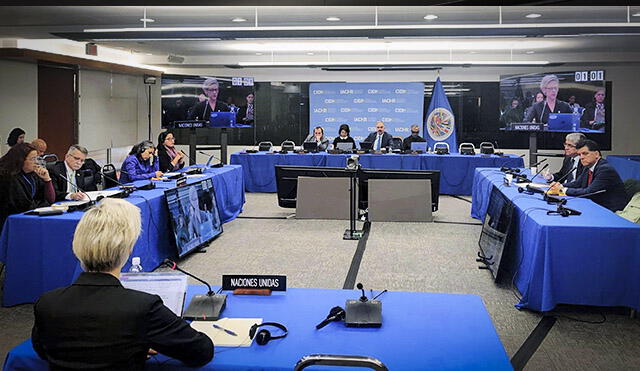 Comisionados de la CIDH analizaron en Washington la crisis y los ataques al sistema de justicia en el Perú, (Foto: CIDH)