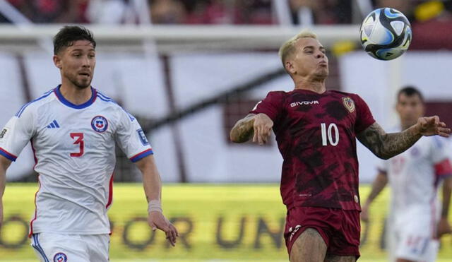 Venezuela ganó a Chile en la primera rueda por 3-0. Foto: SportsCenter/X