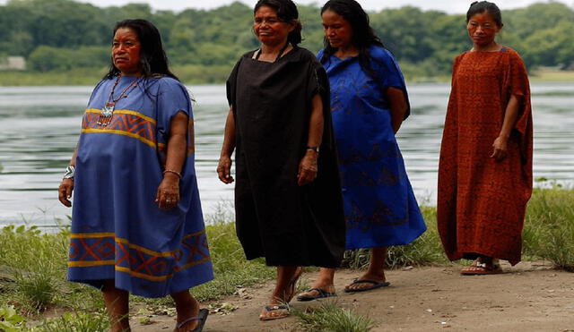 Las viudas de Saweto: sus esposos fueron asesinados por defender el bosque amazónico. Foto: Archivo LR