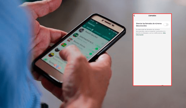 WhatsApp tiene una opción para evitar recibir llamadas y mensajes de desconocidos. Foto: Composición LR