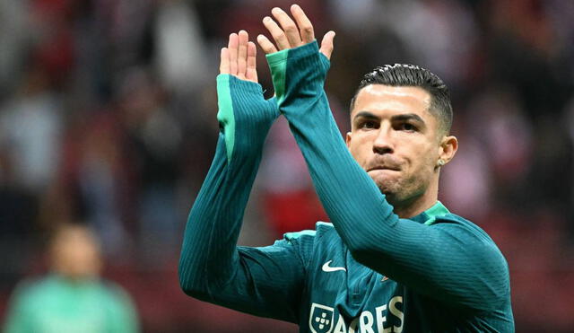 Cristiano Ronaldo es uno de los máximos goleadores de la Nations League con 5 tantos. Foto: AFP