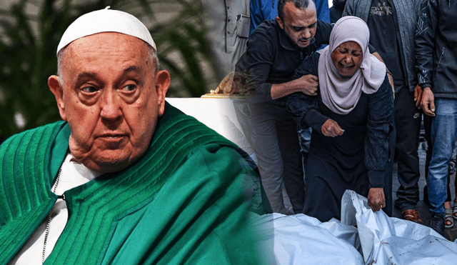 Papa Francisco sugiere una investigación sobre el posible genocidio en Gaza por parte de Israel. Foto: AFP