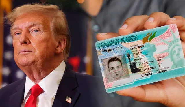 Con la reelección de Donald Trump, se prevén cambios significativos en el acceso a la Green Card, centrados en una inmigración basada en méritos y orientación hacia inmigrantes cualificados. Foto: composición LR/AFP.