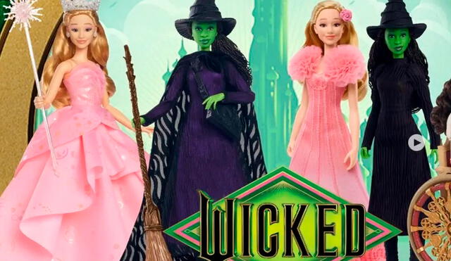 El error de impresión fue confirmado por la empresa, que buscaba dirigir a los consumidores a la página oficial de la película 'Wicked', programada para estrenarse en noviembre de 2024. Foto: composición LR/AFP.