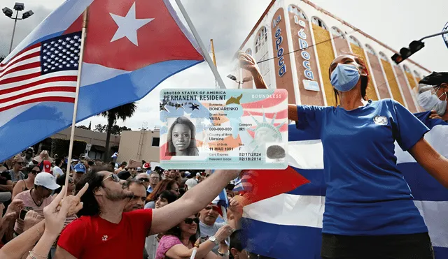 Gracias a la Ley de Ajuste Cubano, el proceso de obtención de la Green Card para los inmigrantes cubanos suele durar entre 8 y 14 meses. Foto: composición LR/Directorio Cubano