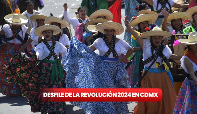 El Desfile de la Revolución 2024 conmemorará el aniversario 114 de la gesta contra Porfirio Díaz en México. Foto: AFP