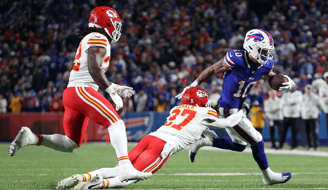 Kansas City Chiefs no pudo con Buffalo Bills y perdió por primera vez en la NFL 2024. Foto: AFP