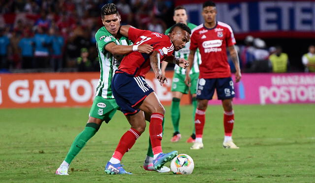 Atlético Nacional ganó esta llave de semifinales ante Medellín con un marcador de 2-1. Foto: Win Sports