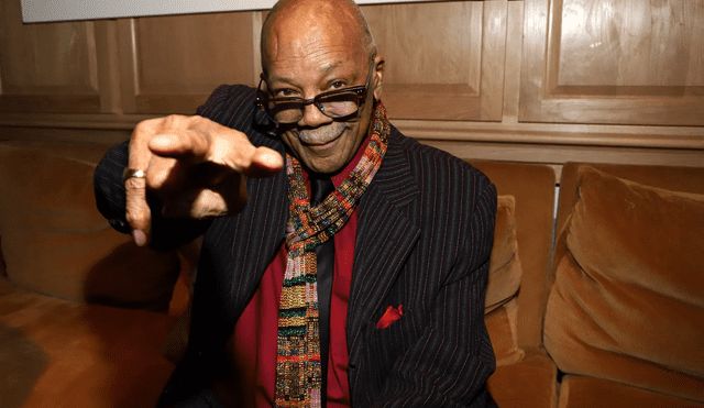 Quincy Jones, ganador de 28 premios Grammy.