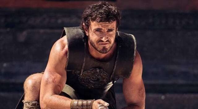 Gladiador 2. Escena con Paul Mescal.