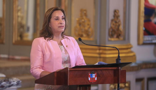 Dina Boluarte es la presidenta con mayor desaprobación. Foto: Presidencia.