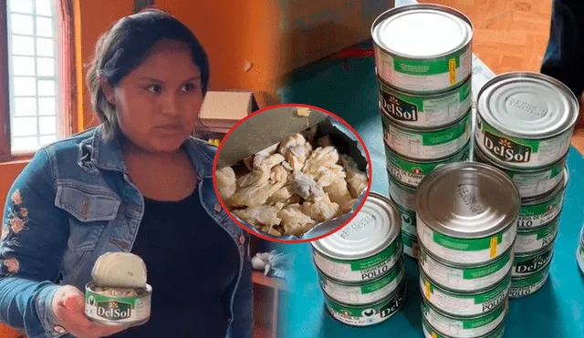 Madres de familia reportan que sus hijos sufrieron de cólicos tras comer los productos enlatados distribuidos por Qali Warma/Composición LR/Foto: Canal N