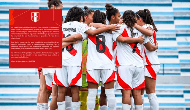 La selección peruana femenina no jugará amistosos en esta fecha FIFA. Foto: composición GLR.