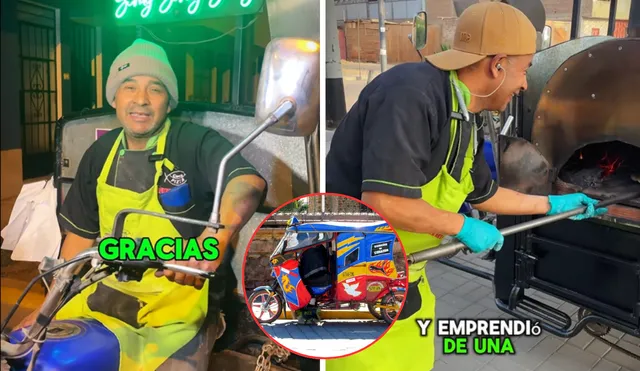 Desde 2021, Eduardo Ramón García, un inmigrante venezolano, ha tenido éxito con las pizzas artesanales. Foto: composición LR/IG/TikTok