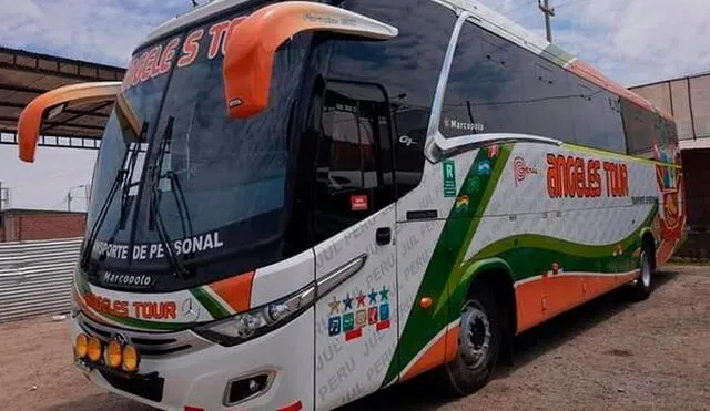 Cinco delincuentes fingieron ser pasajeros para asaltar el bus de Transportes Angeles Tour. Foto: Leonela Aquino/LR