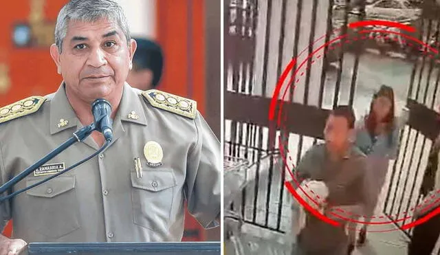 El comandante PNP Zanabria considera ineficaz el sistema disciplinario policial, mientras la madre de la víctima clama justicia. Foto: composición LR/La República