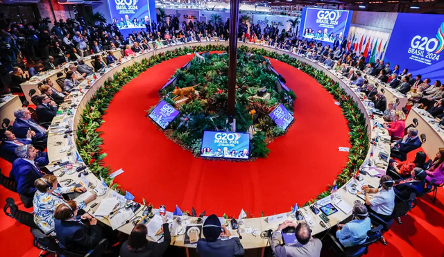 Los líderes mundiales se reúnen en la Cumbre G20 para abordar cuestiones clave de la cooperación económica internacional y el desarrollo sostenible. Foto: CAF/Ricardo Stuckert