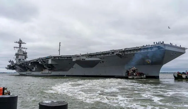 La tripulación del USS Gerald R. Ford ha sido entrenada para aprovechar al máximo las capacidades de este gigante del mar. Foto: El Confidencial