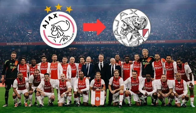 El regreso al antiguo escudo será permanente, indicó el club de los Países Bajos. Foto: composición de LR/AFC Ajax