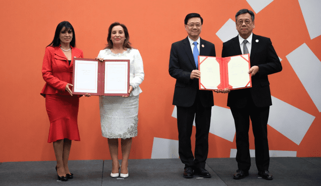 Perú y Hong Kong suscribieron su Tratado de Libre Comercio durante la Semana de Líderes del Foro de Cooperación Económica de Asia Pacífico (APEC). Foto: Andina