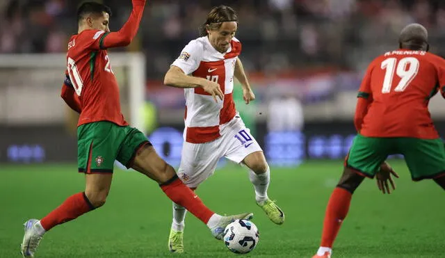 Portugal y Croacia jugaron en el estadio Poljud. Foto: AFP