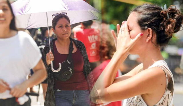 La ingeniera Lourdes Menis indicó que la ola de calor que inició el 13 de noviembre registró un máximo de 23.8 °C. Foto: composición LR/Andina