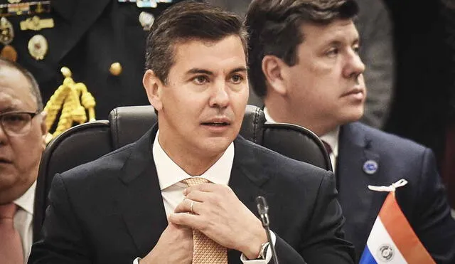 El presidente paraguayo Santiago Peña fue trasladado al hospital Samaritano en Río de Janeiro tras presentar un dolor en el pecho durante la Cumbre del G20. Foto: AFP