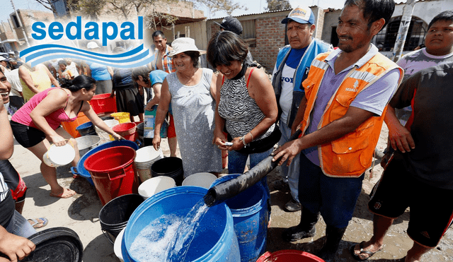 Sedapal programó un corte de agua en más de 10 distritos de Lima este 19 y 20 de noviembre. Foto: Andina.   