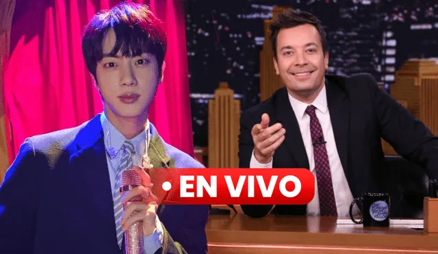 Jin de BTS se presenta por primera vez en televisión internacional. Foto: composición LR/ Instagram/Jin