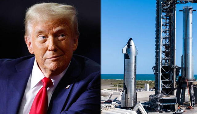 Donald Trump, presidente electo de EE. UU., asistirá al lanzamiento de prueba de la nave Starship de SpaceX este martes en Texas, un evento clave para la exploración espacial. Foto: 20Minutos/ El Huffpost