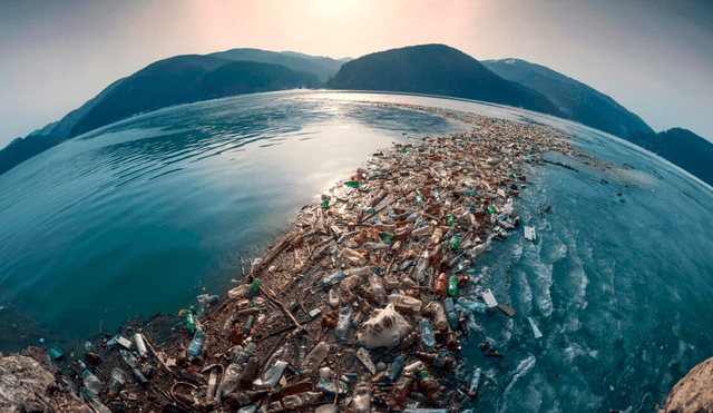 isla de basura. Foto: Hydrotech