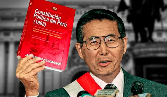 Comisión de Constitución aprueba restituir la firma de Alberto Fujimori en la Constitución del 93. Foto: composición LR