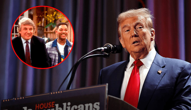 Donald Trump compartió una escena con Will Smith en la serie el Príncipe del Rap