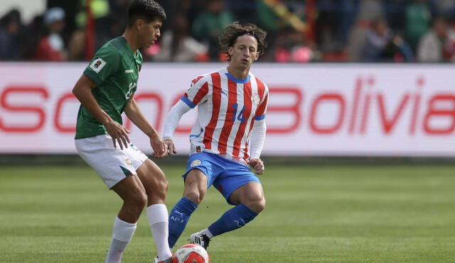 Con este empate, Paraguay sube al quinto puesto de las Eliminatorias 2026, mientras que Bolivia se mantiene en repechaje. Foto: Conmebol