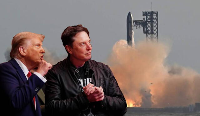 Elon Musk y Donald Trump se reunen para ver el lanzamiento de su cohete Starship. Foto: composición LR/ ABC