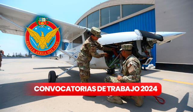 Fuerza Aérea del Perú anuncia convocatoria de trabajo con sueldos de hasta S/6.000. Foto: Composición LR/Andina.