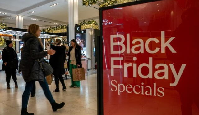 El Black Friday ocurre al día siguiente de Acción de Gracias en Estados Unidos. Foto: difusión