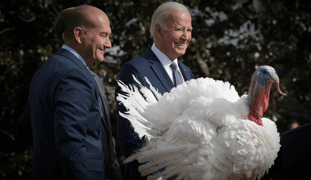 El indulto presidencial del Día de Acción de Gracias combina historia y humor y es un recordatorio de las raíces culturales de Estados Unidos. Foto: AFP