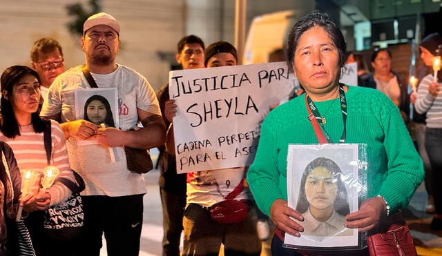 La familia de Sheyla Cóndor solicita justicia tras hallar sus restos en una maleta en Comas. Foto: Marcia Chahua/LR