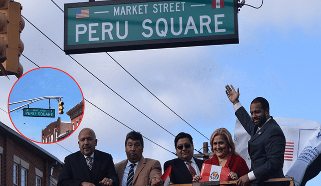 La comunidad peruana que alberga a más de un 30.000 compatriotas ha sido bautizada como la 'Perú Square'. Foto: composición LR/Paterson Times/TikTok