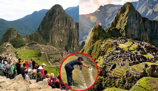 Machu Picchu, el emblemático sitio arqueológico, atrae diariamente a más de 5,600 turistas. Foto: composición LR