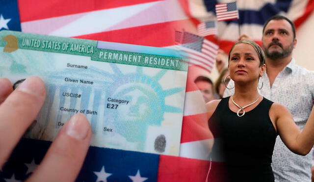 Si tienes una visa de trabajo, no dudes en iniciar tu camino hacia la residencia permanente en Estados Unidos. Foto: composición LR/AFP/USCIS.