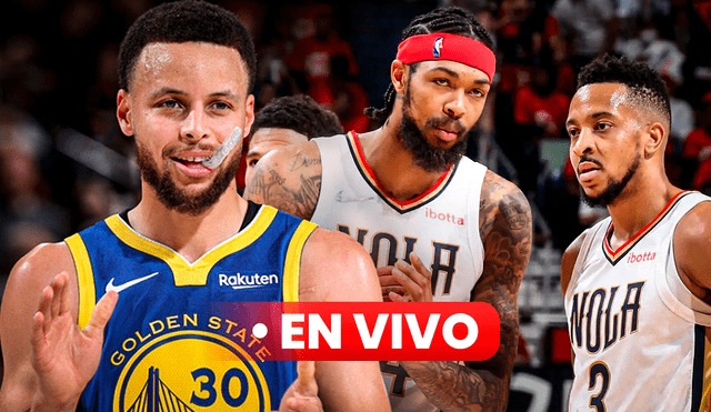 Los invictos Golden State Warriors se miden ante los aguerridos, pero irregulares Pelicans de local | Lr / Composición Gerson Cardoso