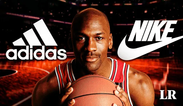 Michael Jordan brilló con los Chicago Bull en la NBA con la histórica marca Nike. Foto: composición GLR/Jazmin Ceras