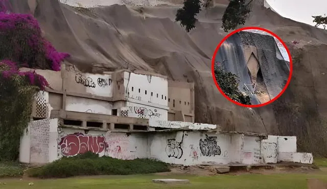 El misterioso castillo abandonado en la Costa Verde fue construido a inicios de 1920. Foto: composición LR