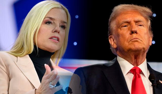 Pam Bondi era la fiscal general de Florida y su oficina estaba considerando unirse a una demanda contra Trump University por prácticas fraudulentas. Foto: composición LR/AFP.