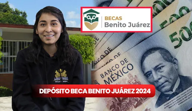 El segundo pago de la Beca Benito Juárez 2024 cubrirá los últimos cuatro meses del año. Foto: composición LR / CNBBBJ / Bloomberg